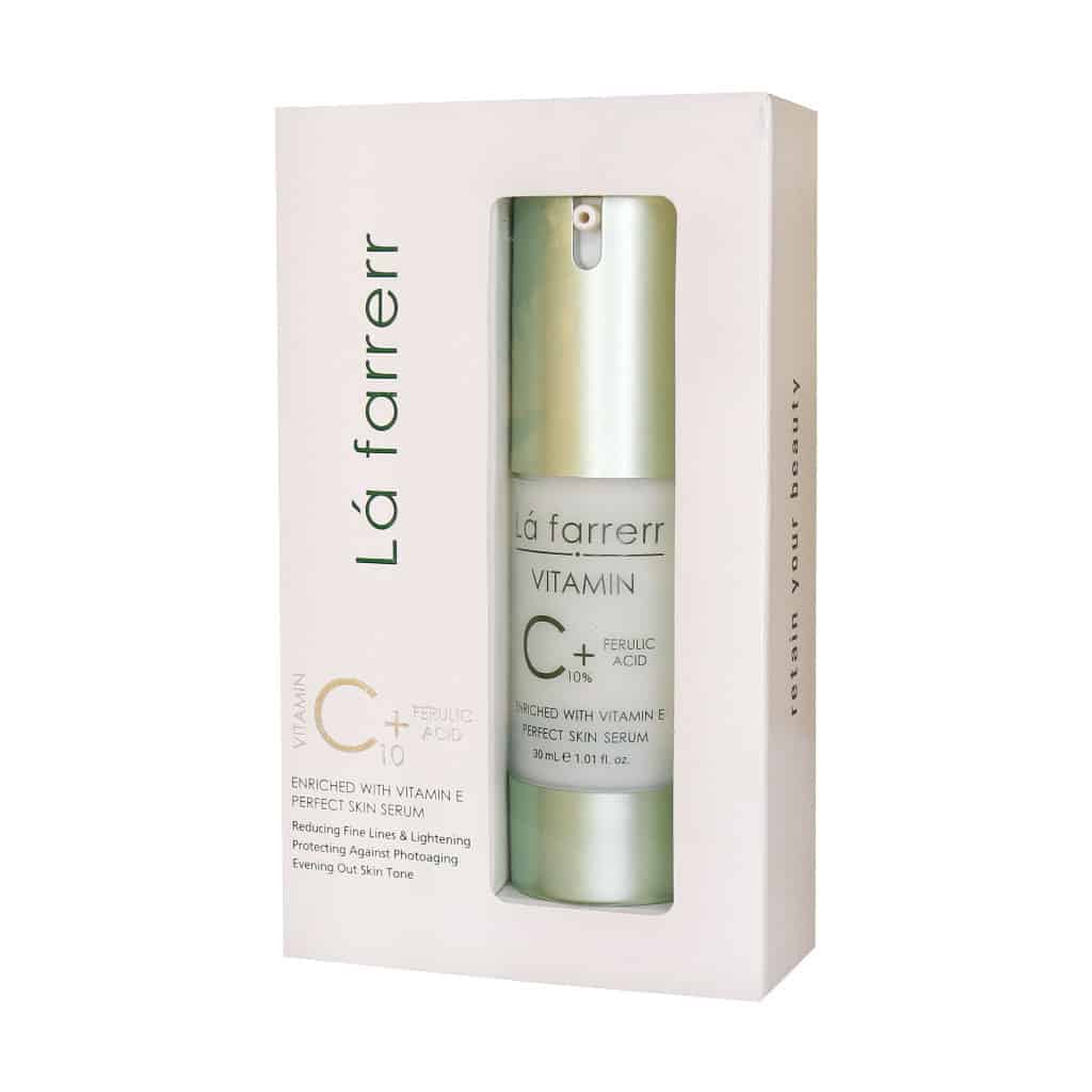 سرم ویتامین سی 10 درصد لافارر ضد پیری و روشن کننده پوست