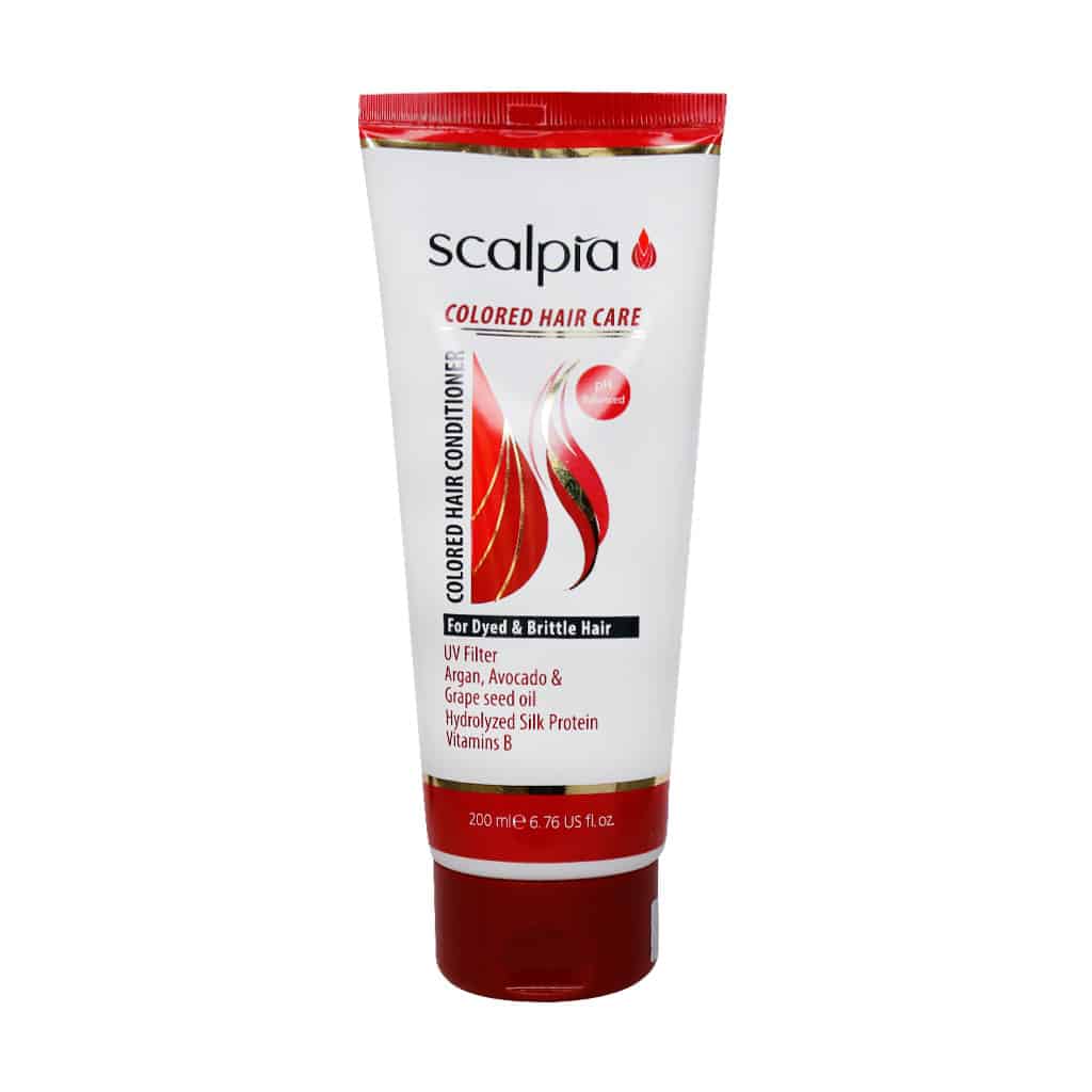 نرم کننده موی سر بانوان مخصوص موهای رنگ شده اسکالپیا 200 میلی لیتر