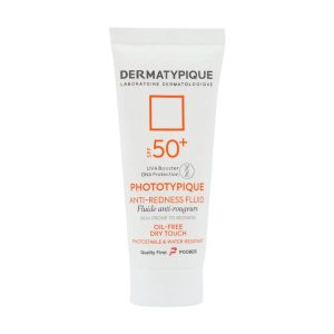 فلوئید ضد آفتاب بی رنگ پوست قرمز و حساس SPF50 درماتیپیک 40 میلی لیتر