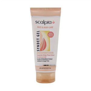 ژل شوینده غیر صابونی صورت و بدن انواع پوست اسکالپیا