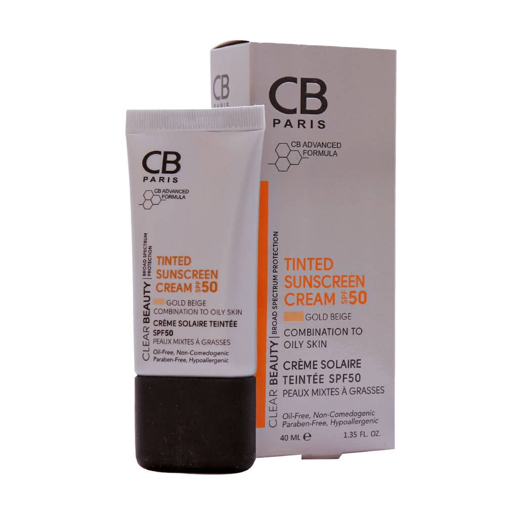 ضد آفتاب SPF50 پوست مختلط تا چرب سی بی پاریس 40 میلی لیتر