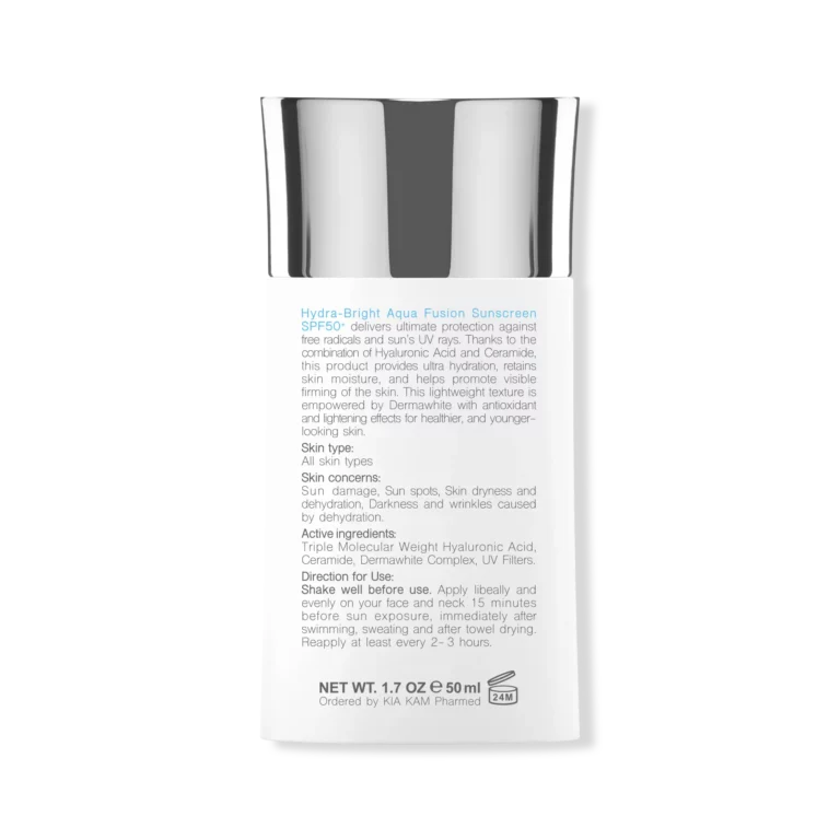 فلوئید ضد آفتاب آکوافیوژن هیدرا برایت SPF50 برایت مکس - تصویر 2