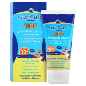 کرم ضد آفتاب کودکان SPF30 سان سیف 50 گرم