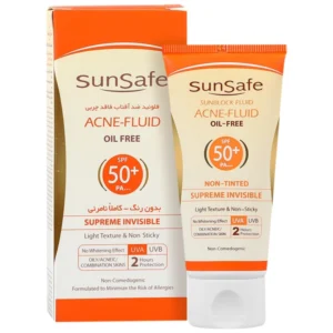 فلوئید ضد آفتاب فاقد چربی SPF50 سان سیف 50 میلی لیتر