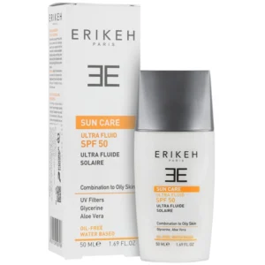 فلوئید ضد آفتاب SPF50 اریکه مناسب پوست چرب و مختلط 50 میلی لیتر