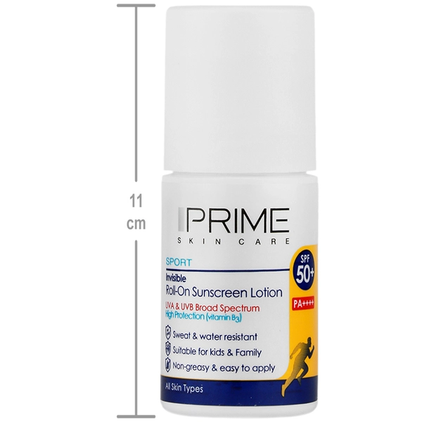 رول آن لوسیون ضد آفتاب SPF50 پرایم - تصویر 4