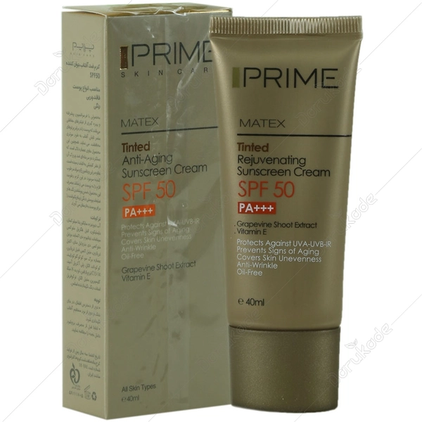 کرم ضد آفتاب جوان کننده SPF50 پرایم