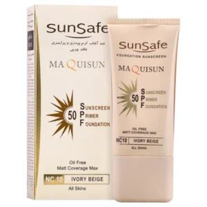 کرم پودر پرایمری SPF50 مکی سان سان سیف 40 میلی لیتر